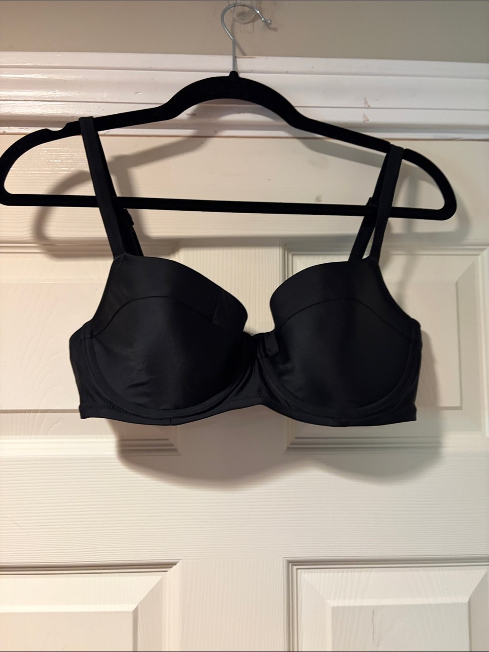 aerie Black Balconette Bikini Top